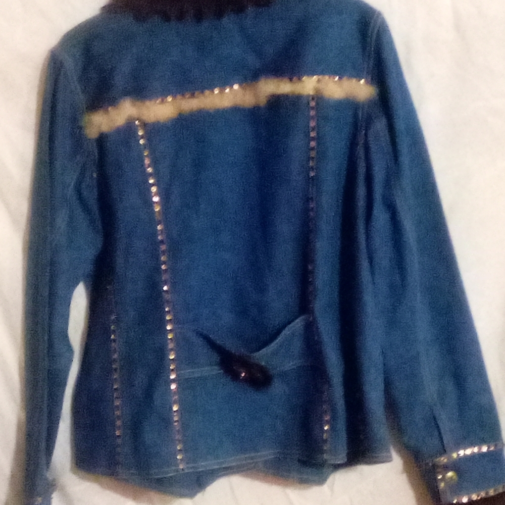 Vintage Lace Denim Jacket